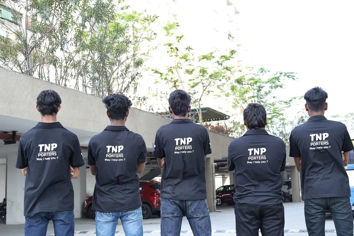 TNP porters ready to help with guest luggage